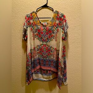 Lovely and fun Johnny Was Tunic